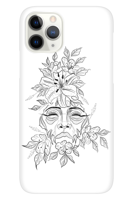 Botanical Death Face by InspirationColor
