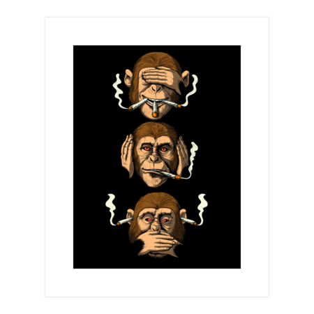 Three Stoned Wise Monkeys by underheaven