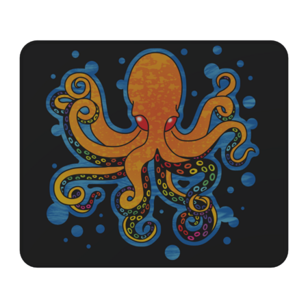 Painted Octopus, Yellow by DesignsbyDarrin