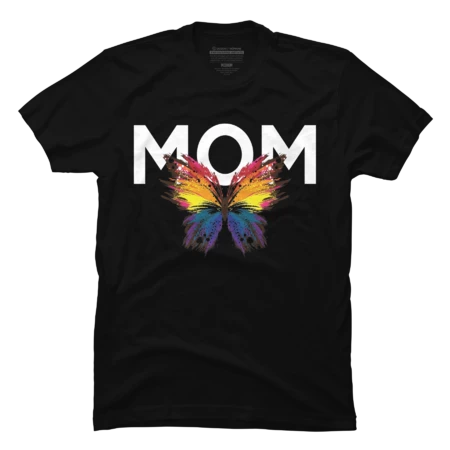 Womens Mom - Butterfly Mom - Funny Best Gift Idea Mothers Day by MeowShop