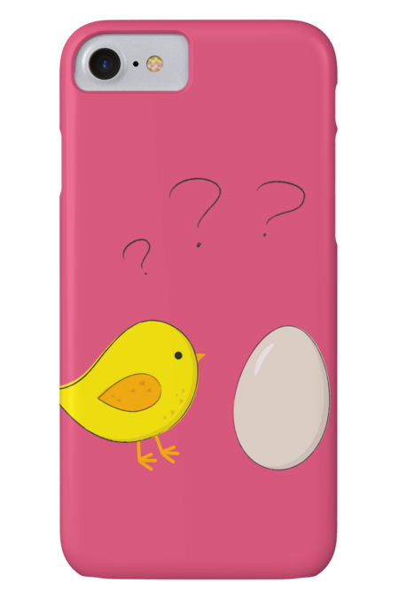 The chicken or the egg Question Cute funny cartoon by eDrawings38