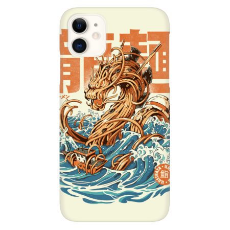 Great Ramen Dragon off Kanagawa by ilustrata
