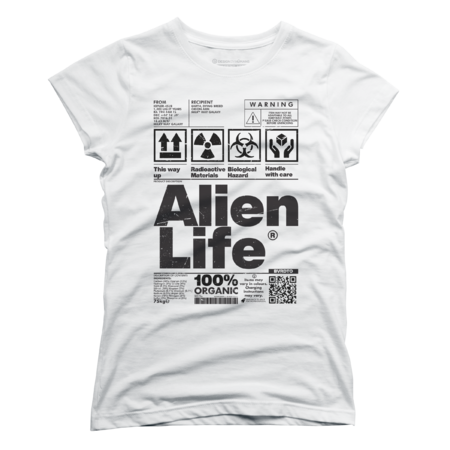 Alien Life Package Label by BVRDTO