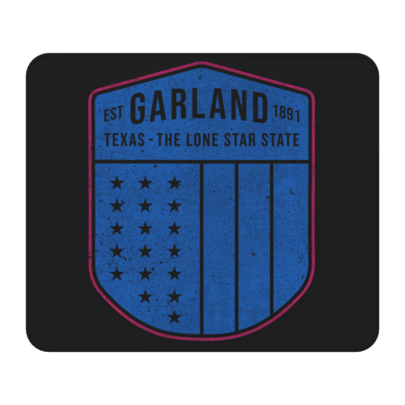 Garland TX Texas Vintage Retro American USA Flag Souvenir
