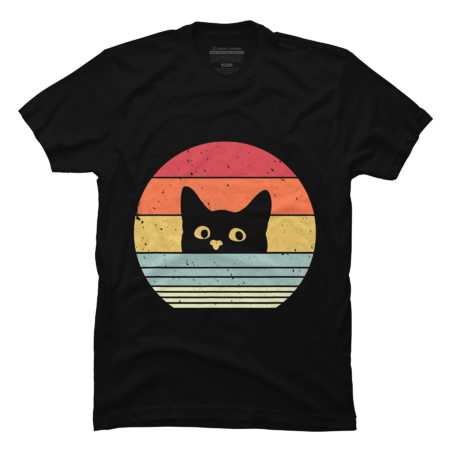 Cat Shirt. Retro Style T-Shirt
