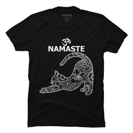 Cat Yoga Namaste OM - Funny Yoga by HoangCathrine