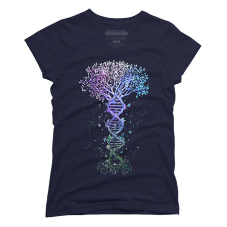 DNA Tree Life Earth Genetics Biologist Science Gift by Luckyst