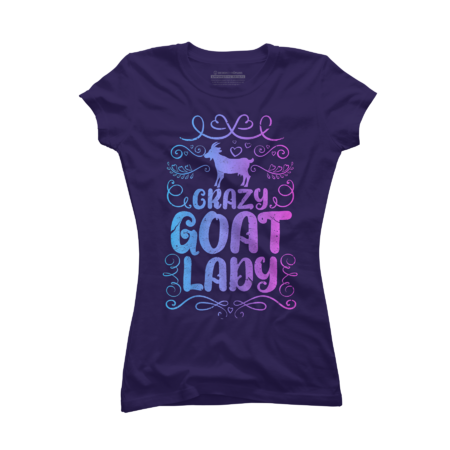Crazy Goat Lady Funny Goats Farmer Farm Outfit Gift by Chos