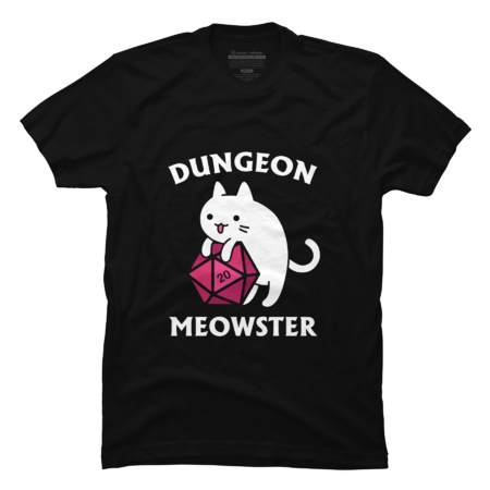 Dungeon Meowster Funny Gamer Cat D20 Gift