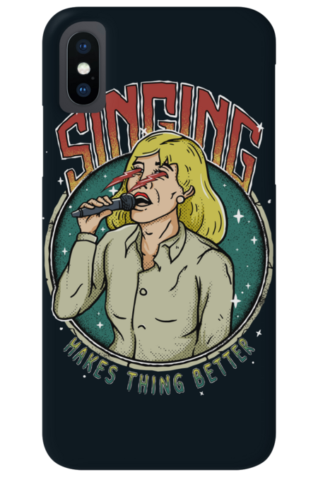 Singing Girl by Slikfreakdesign