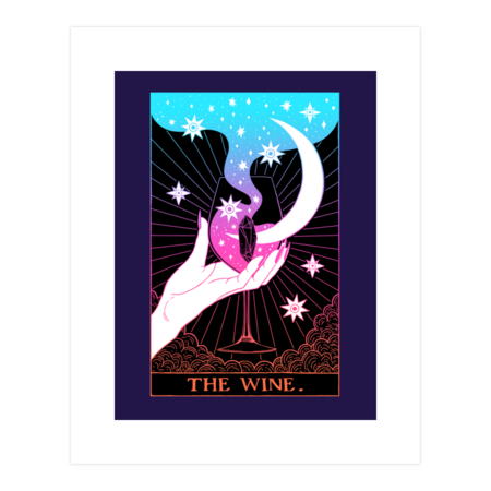 Tarot card The Wine by melazergDesign