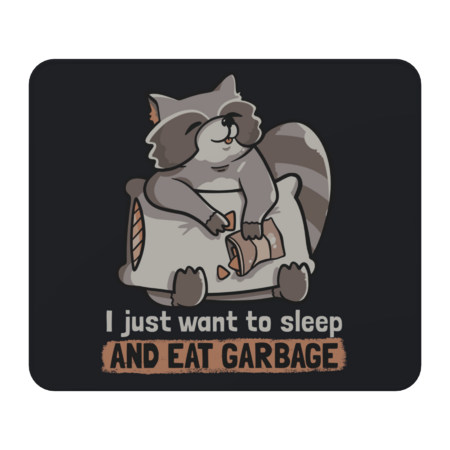 Eat Garbage Sleep Repeat Cute Funny Gift by EduEly