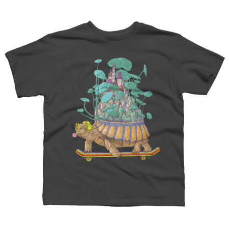 turtle moving castle fantasy shirt art tee by makapa