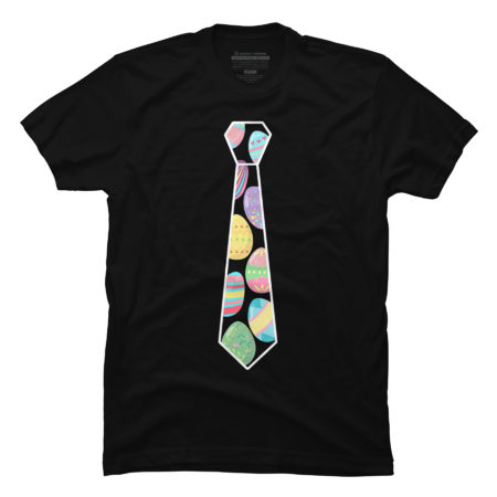 Colorful Neck Tie With Easter Eggs