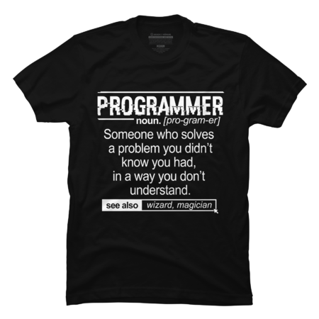 Programmer Meaning Computer Coder Wizard Magician