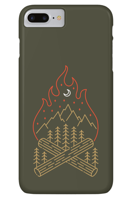 Campfire and Nature by VEKTORKITA
