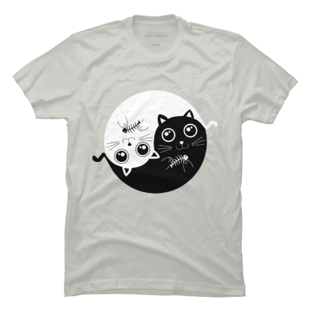 Cat ying yang - cat yin yang shirt