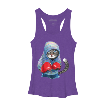 Cat In Boxing Suit T-Shirt by tranbabaolam1