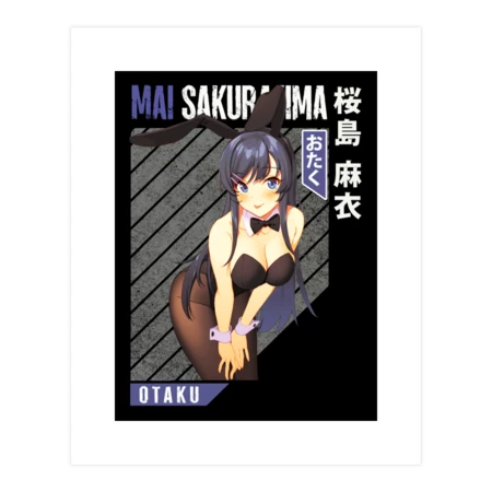 Sexy Cute Waifu, Bunny Anime Girl, Mai Sakurajima by Newsaporter