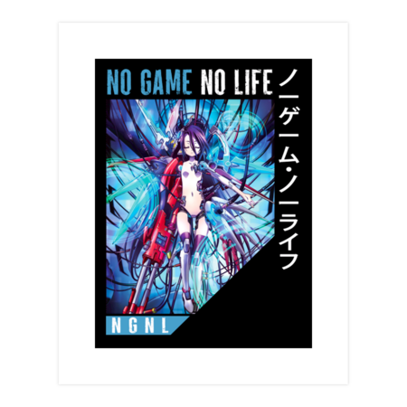 No Game No Life, Sora and Shiro, Jibril by Newsaporter