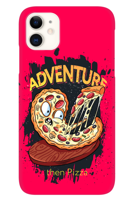 Adventure then pizza | emoji slice | fast food art by Svinil