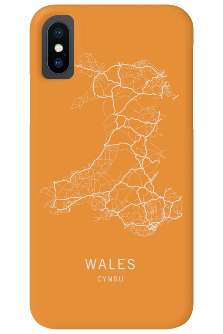 Wales Road Map by ClarkStreetPress