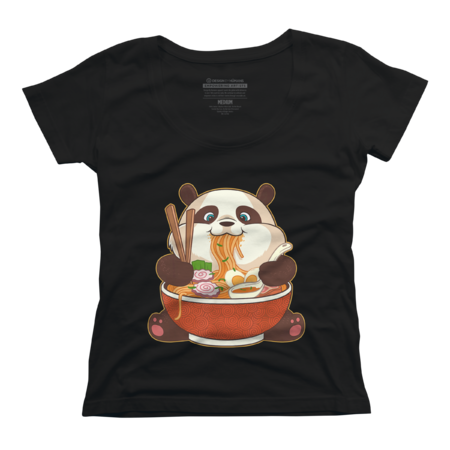 Kawaii Cute Anime Panda Japanese Ramen Noodles by MiuMiuShop