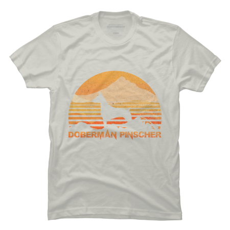 Doberman Pinscher Sun Vintage Retro