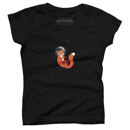 Cute Fox In Space Alone | Cosmic Animal by artado