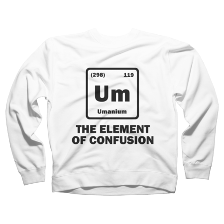 Um The Element Of Confusion Periodic Table Of Elements Gift
