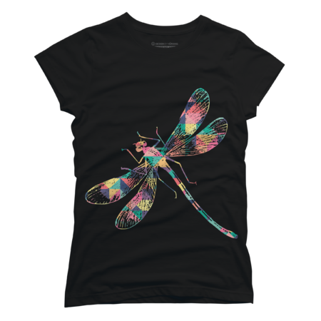 Dragonfly Abstract Color Summer Swarm Nymph Lover Girl