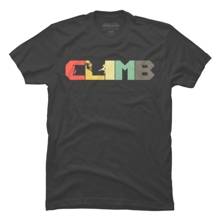 Retro Rock Climbing Gift I Vintage Climber Mountaineer T-Shirt