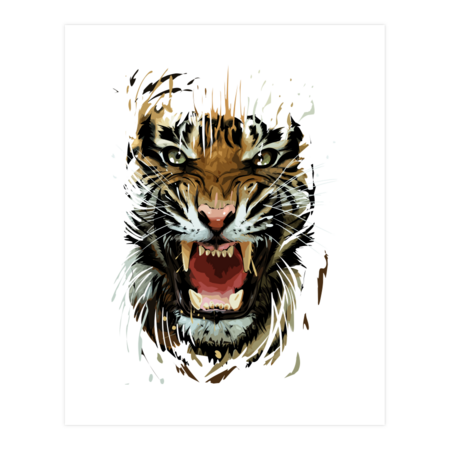 Tiger Splash by artofkaan