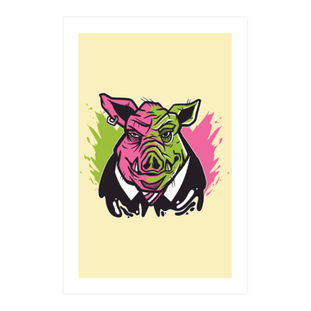 Evil Pig by JonzShop