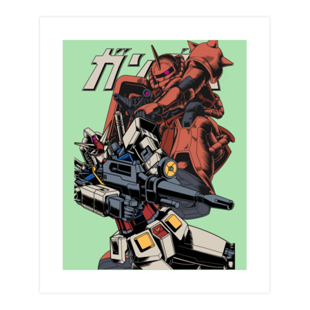 Gundam vs Zaku by Youd