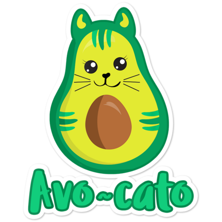 Avocato - Cat in an Avocado