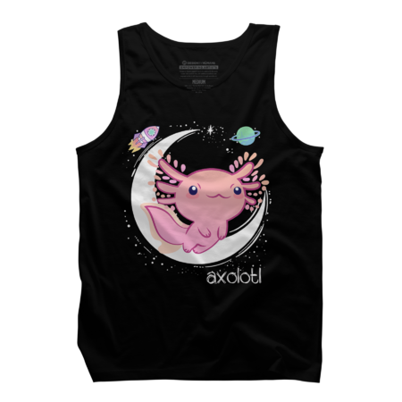 Space Axolotl Kawaii Shirt Pastel Goth  Japan Anime Comic