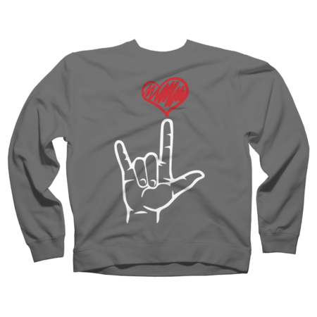ASL I Love You Hand Heart American Sign Language