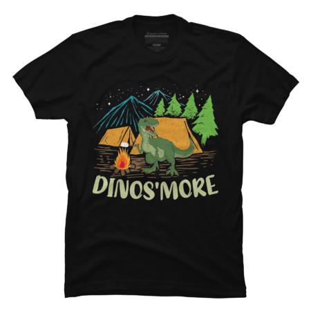 Funny Dinosmore Camping Dinosaur Camp Camper T-Shirt