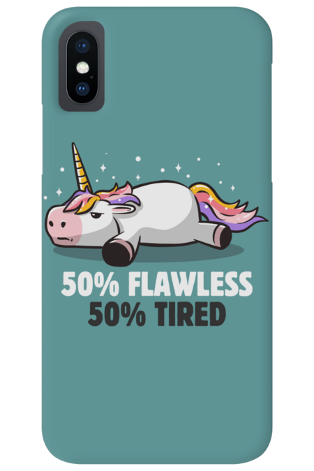 50% Flawless 50% Lazy Cute Unicorn Gift by EduEly