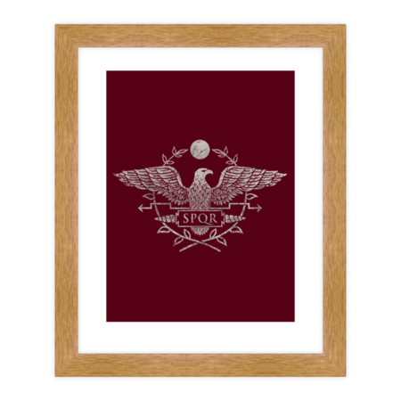 Roman Empire Eagle Emblem - Vintage Metal by Lidra