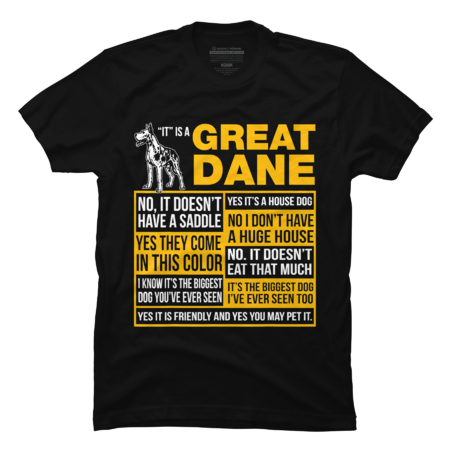 It Is A Great Dane Funny Gift Dog Lover