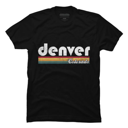 Denver Colorado Vintage 70's 80's Retro Style