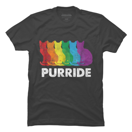 Pride Colorful LGBT Purride - Rainbow Cat Lover