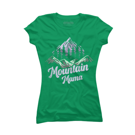 Mountain Mama Camping Hiking Mom Adventure Mothers Day T-Shirt by Flowerr