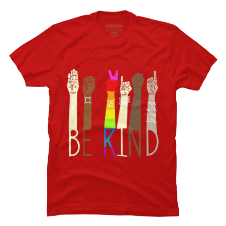 Be Kind Sign Language Hand Talking LGBT Gay Les Pride ASL by Avocato