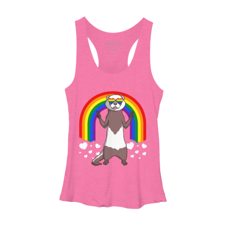 LGBT Ferret Gay Pride Rainbow LGBTQ Cute