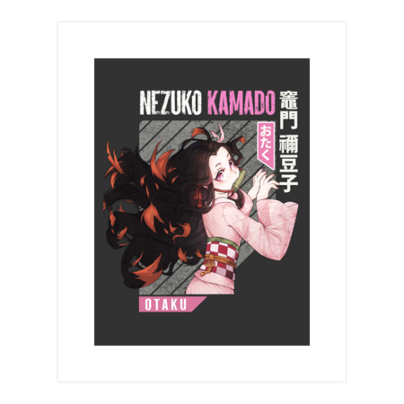 Demon Slayer, Nezuko Kamado, Cute Anime Girl by Newsaporter