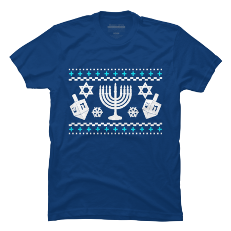 Funny Hanukkah Ugly Holiday Sweater by robotface