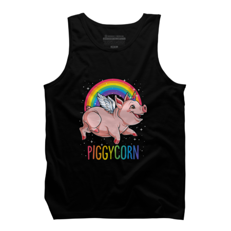 Pig Shirts for Girls Piggycorn Pig Unicorn by MINMIN185